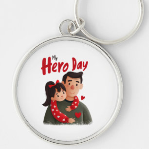 Hero Vaderdag Sleutelhanger