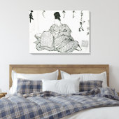 Hero van een Monogatari Canvas Afdruk (Insitu (Slaapkamer))