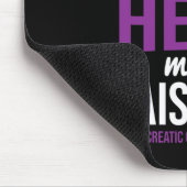 Hero verhoogde ik alvleesklierkanker muismat (Hoek)