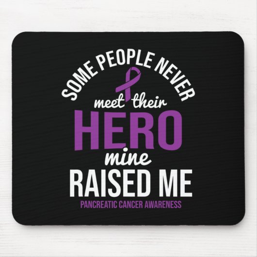 Hero verhoogde ik alvleesklierkanker muismat (Voorkant)