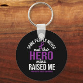 Hero verhoogde ik alvleesklierkanker sleutelhanger (Voorkant)