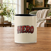 HERO | Vintage Comic Lettering Mok