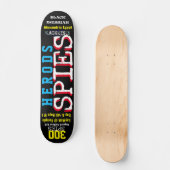 HEROD 300 SPIES Skateboard, 7¾" Deck Persoonlijk Skateboard (Voorkant)