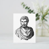 Herodotus bust Griekse historicus Briefkaart (Staand voorkant)
