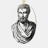 Herodotus bust Griekse historicus Keramisch Ornament (Links)