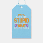 "Héroe en Casa" para el Día del Padre Cadeaulabel (Voorkant)