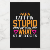 "Héroe en Casa" para el Día del Padre Wijn Etiket (Enkel label)