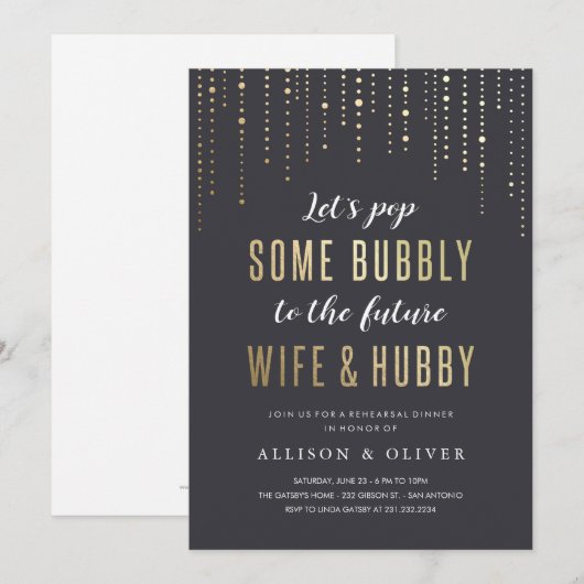 Heroefening van de eetbare bruine bruistjes kaart (Voorkant / Achterkant)