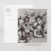 Heroefening van de Oratorio Judith, 1734 Briefkaart (Voorkant / Achterkant)