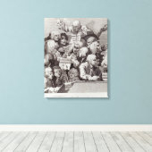 Heroefening van de Oratorio Judith, 1734 Canvas Afdruk (Insitu (Houten vloer))