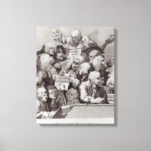 Heroefening van de Oratorio Judith, 1734 Canvas Afdruk