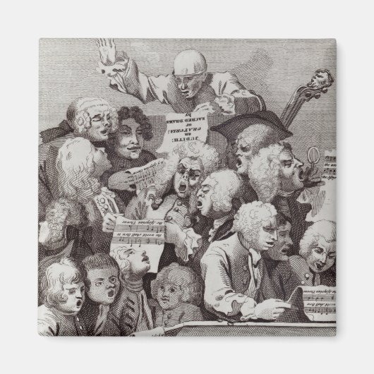 Heroefening van de Oratorio Judith, 1734 Magneet (Voorkant)