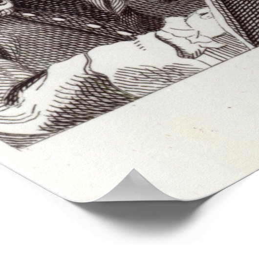 Heroefening van de Oratorio Judith, 1734 Poster (Hoek)