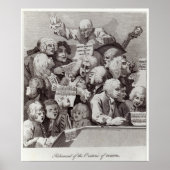 Heroefening van de Oratorio Judith, 1734 Poster (Voorkant)