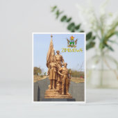 Heroes Acre, Harare - Zimbabwe Briefkaart (Staand voorkant)
