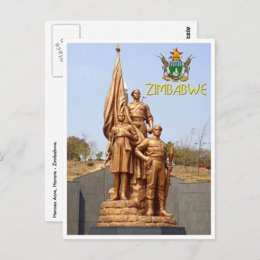 Heroes Acre, Harare - Zimbabwe Briefkaart (Voorkant / Achterkant)