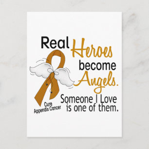 Heroes Become Angels Appendix Cancer Briefkaart