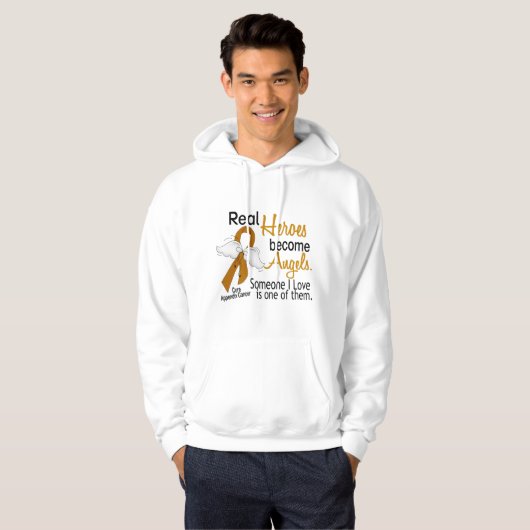 Heroes Become Angels Appendix Cancer Hoodie (Voorkant volledig)