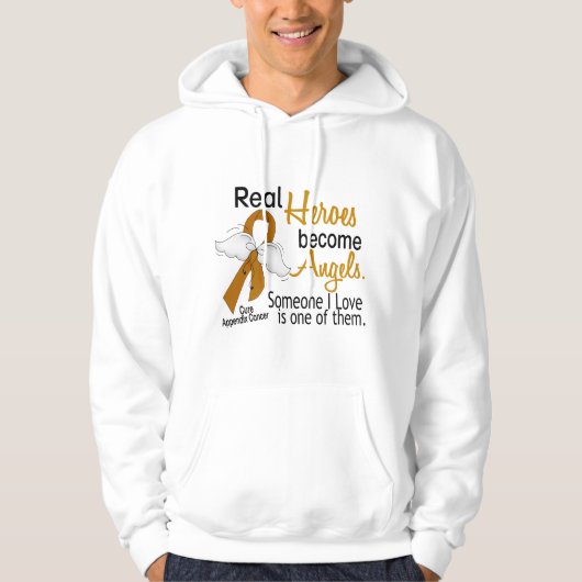 Heroes Become Angels Appendix Cancer Hoodie (Voorkant)