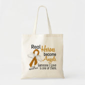 Heroes Become Angels Appendix Cancer Tote Bag (Voorkant)