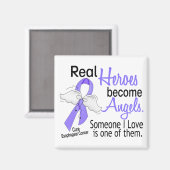 Heroes Become Angels Esophageal Cancer Magneet (Voorkant / Achterkant)