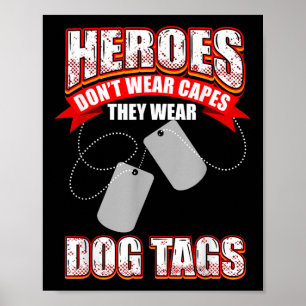 Heroes Draag kapsels die hondenzakken Draag Poster