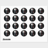 Heroes Flag EMS Correction Dispatch Police Fire Ronde Sticker (Vel)