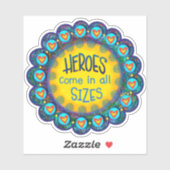 Heroes Fun Modern Yellow Inspirivity Sticker (Vel)