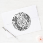 Heroes Glas in lood Shield Sticker (Envelop)