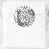 Heroes Glas in lood Shield Sticker (Tas)