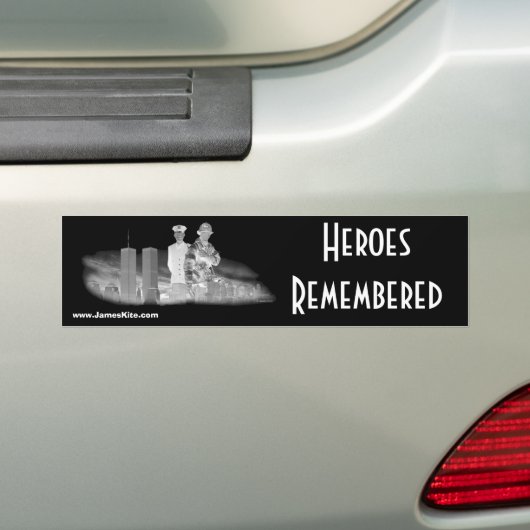 Heroes herinnert zich bumpersticker (Op auto)