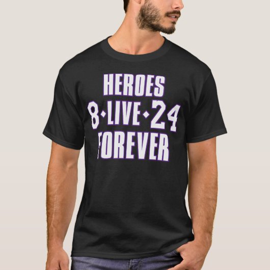 Heroes Live Forever - Home T-shirt (Voorkant)