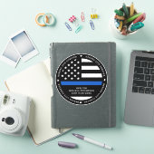 Heroes Live Forever Police Memorial Fallen Officer Sticker (iPad Cover)