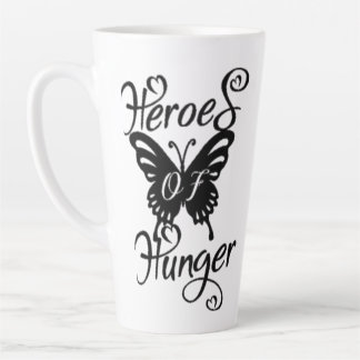 Heroes of Hunger Butterfly Grote Latte Mok