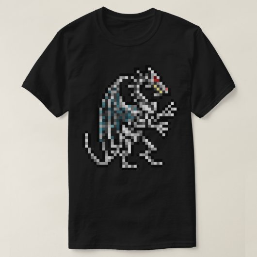Heroes of Might and Magic Dragon Retro Pixel DOS g T-shirt (Design voorkant)