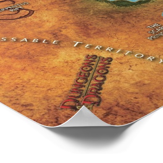 Heroes of Nerath Game Board Map Poster (Hoek)