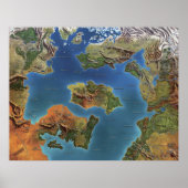 Heroes of Nerath Game Board Map Poster (Voorkant)