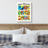 Heroes of the DC™ Universe Canvas Afdruk (Insitu (Slaapkamer))
