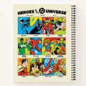 Heroes of the DC™ Universe Notitieboek (Achterkant)
