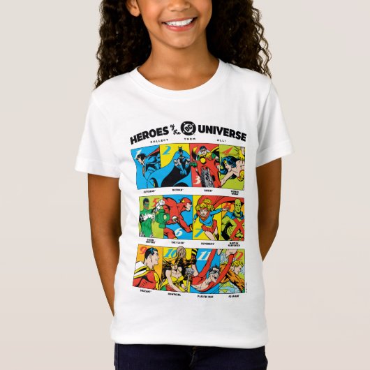 Heroes of the DC™ Universe T-shirt (Voorkant)