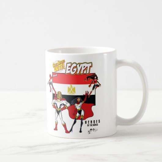 Heroes of the World Coffee Mok - Egypte (Rechts)