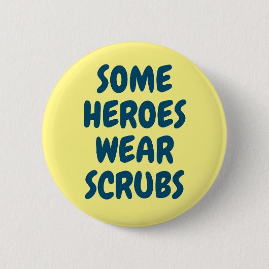 Heroes Sleutelhanger | Cadeau voor artsen en verpl Ronde Button 5,7 Cm (Voorkant)
