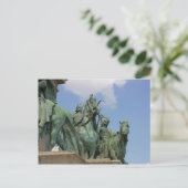 Heroes' Square, Boedapest Briefkaart (Staand voorkant)