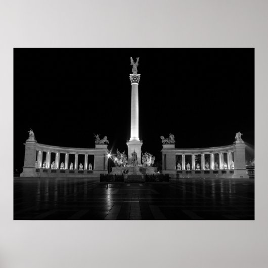 Heroes Square Budapest Poster (Voorkant)
