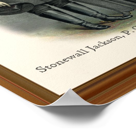 Heroes Stonewall Beauregard Lee Poster (Hoek)