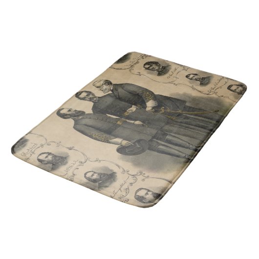 Heroes van de burgeroorlog badmat (Gekanteld)