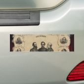 Heroes van de burgeroorlog bumpersticker (Op auto)