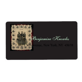 Heroes van de burgeroorlog etiket