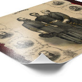 Heroes van de burgeroorlog foto afdruk (Hoek)