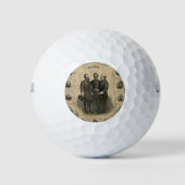 Heroes van de burgeroorlog golfballen (Voorkant)
